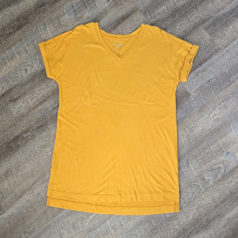 Yellow V-Neck T-Shirt
